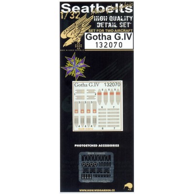 Gotha G.IV - Textilní pásy 1/32 - 132070