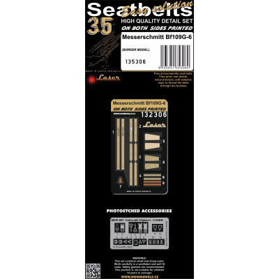 Bf109G-6 - Seatbelts 1/35 - 135306