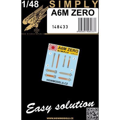 A6M ZERO - Seatbelts 1/48 - 148433