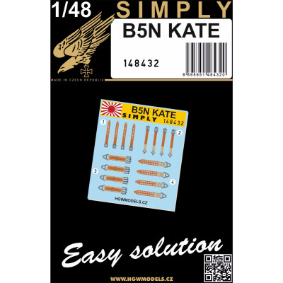 B5N Kate - Seatbelts 1/48 - 148432
