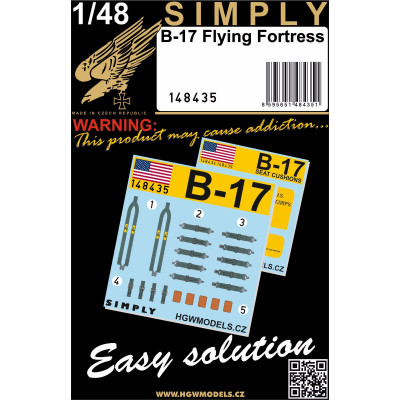 B-17 Flying Fortress - Seatbelts 1/48 - 148435