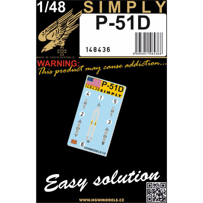 P-51D Mustang - Seatbelts 1/48 - 148436