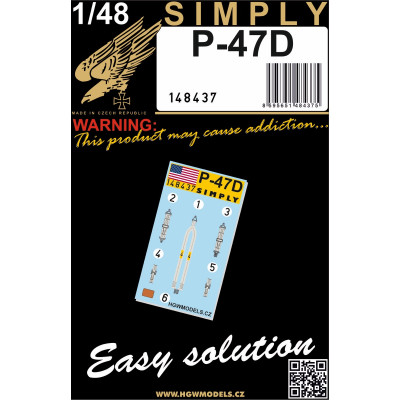 P-47D Thunderbolt - Seatbelts 1/48 - 148437