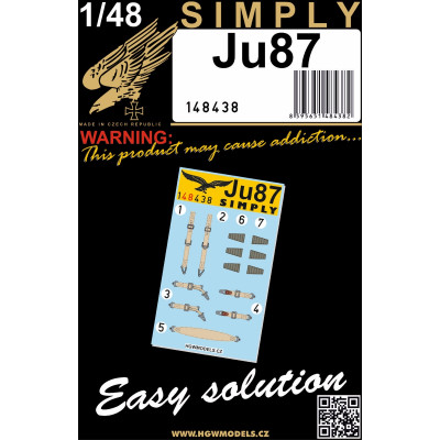 Ju87 STUKA - Seatbelts 1/48 - 148438