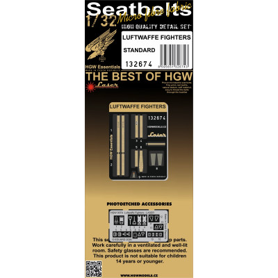 Luftwaffe Fighters (Standard) - Seatbelts 1/32 - 132674