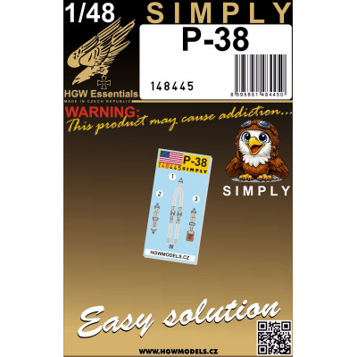 P-38 Lightning - Seatbelts 1/48 - 148445